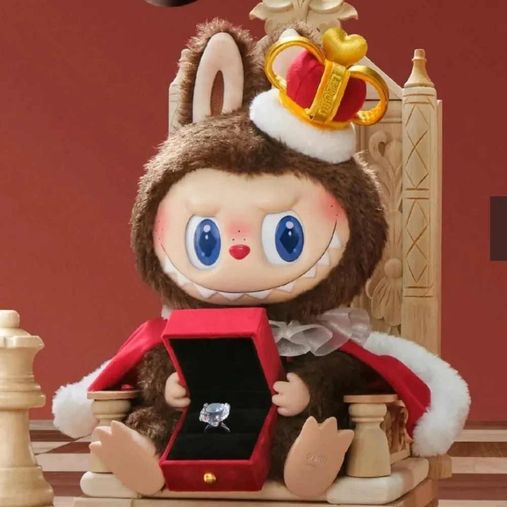 🔥B1G1🔥POP MART AUTHENTIC LABUBU LET’S CHECKMATE KING SERIES VINYL PLUSH DOLL
